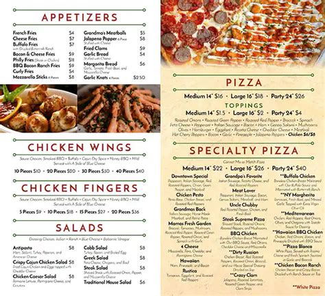 pietro's pizza menu.
